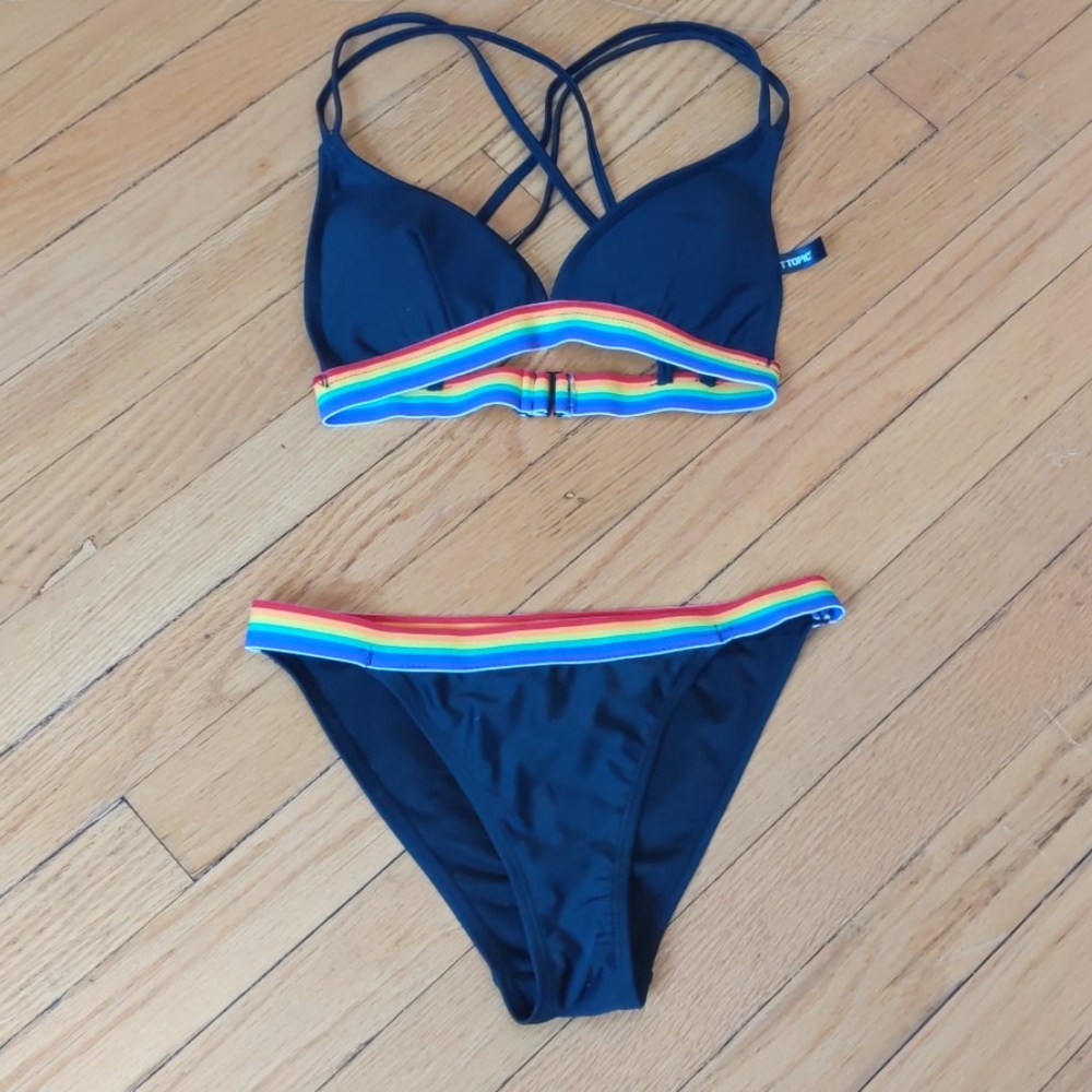 Rainbow 🌈 bikini 👙